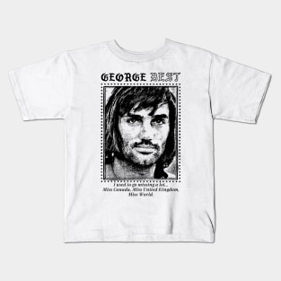 George Best / Retro Fan Quote Design 3 Kids T-Shirt